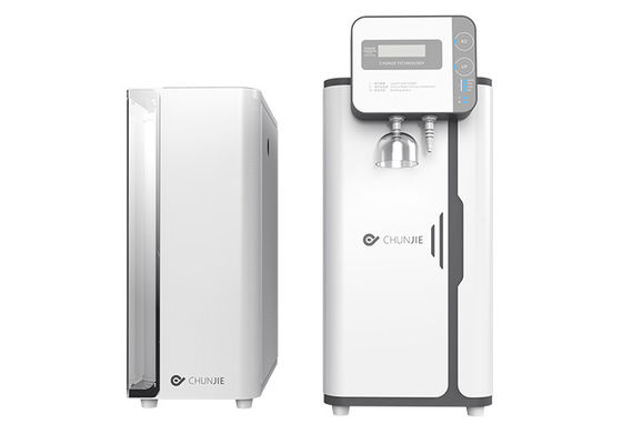 좋은 가격 실험실 초순수 시스템, 18.2MΩ 저항성, 10L/H 및 20L/H 흐름률 온라인으로